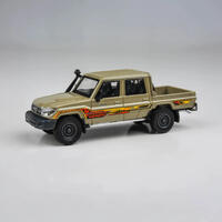 PARA64 1/64 TOYOTA LAND CRUISER 79 SANDY TAUPE LHD DIECAST MODEL CAR