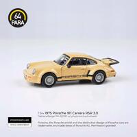 Para64 1/64 Porsche 911 Carrera RSR 3.0 Sahara Beige w/ photo etch wheels LHD Diecast Model Car