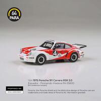 Para64 1/64 1976 Porsche 911 Carrera RSR 3.0 Equador - Fernando Madera LHD Diecast Model Car