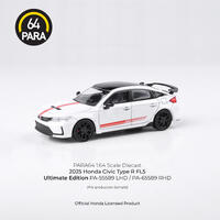 Para64 1/64 2025 Honda Civic Type RUltimate Edition RHD Diecast Model Car