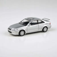 PARA64 1/64 1999 HONDA CIVIC EM1 VOGUE SILVER METALLIC W/WING DIECAST MODEL CAR