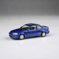 Para64 1/64 1999 Honda Civic Em1 Electron Blue Pearl (Wingless) Rhd Diecast Model Car