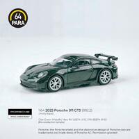 Para64 1/64 2025 Porsche 911 GT3 (992.2) Oak Green Metallic Neo RHD Diecast Model Car