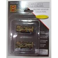 PEGASUS 1/144 SD. KFZ. 251/1 FALL COLORS, PREPAINTED