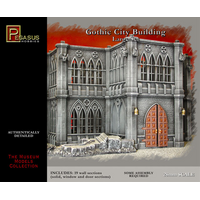 Pegasus 28Mm Gothic City Building Large Set Plastic Model Kit [4923]