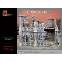 Pegasus 28Mm Gothic City Ruins Set 1 Plastic Model Kit [4930]