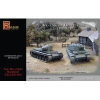 PEGASUS 1/72 KV-1 SOVIET HEAVY TANKS (2 PER PACK)