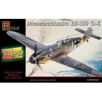 PEGASUS 1/48 MESSERSCHMITT BF-109 G-6 PLASTIC MODEL KIT [8413]