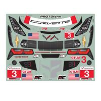 Proline 1/8 Chevrolet Corvette C7.R Clear Body, Gt Long Wheelbase