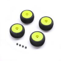 PROLINE BLOCKADE MOUNTED TYRE SET, YELLOW, MICRO-T
