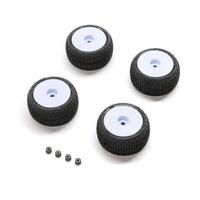 PROLINE BLOCKADE MOUNTED TYRE SET, WHITE, MICRO-T