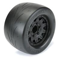 PROLINE PRIME 2.8 TYRES MOUNTED ON RAID BLACK 6X30 WHEELS, F/R, PR10116-10