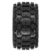 PROLINE BADLANDS MX28 2.8IN TYRES MOUNTED ON RAID BLACK 6X30 WHEELS, F/R, PR10125-10
