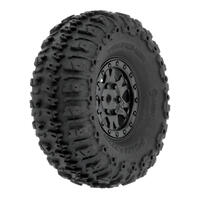 Proline 1/24 Trencher F/R 1.0In Tyres Mounted On 7Mm Black Impulse Wheels, 4Pcs