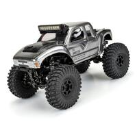 PROLINE 1/24 MAXXIS TREPADOR 1.0INCH TYRES MOUNTED ON BLACK HOLCOLMB WHEELS, 4PCS, SCX24