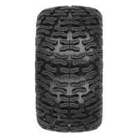 PROLINE BONESAW 2.8IN ALL-TERRAIN TRUCK TYRES MOUNTED ON RAID BLACK WHEELS