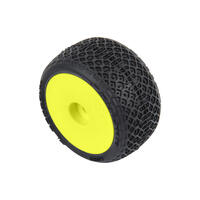 Proline Electron 2.0 Mounted Tyre Set, Yellow, Micro-T