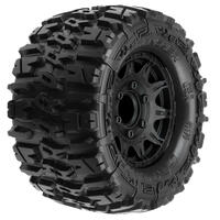 Proline Trencher 2.8In Tyres Mounted On Raid Black 6X30 Wheels, F/R, Pr1170-10