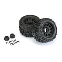 PROLINE TRENCHER X 3.8IN TYRES MOUNTED ON RAID 8X32 WHEELS 17MM MT, F/R, PR1184-10