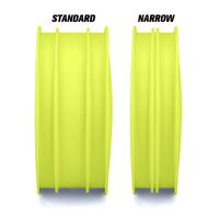 PROLINE 1/10 VELOCITY NARROW 2.2IN YELLOW 2WD FRONT BUGGY WHEEL, 12MM HEX, 2PCS