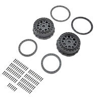 Proline Grey Wheel and Beadlock Set, 2pcs, 5IVE-T 3.0