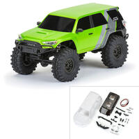 Proline 2024 Toyota 4Runner Unassembled Hard Body Set For Axial Scx24, White