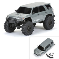 Proline 2024 Toyota 4Runner Painted And Assembled Hard Body Suit Axial Scx24, Lunar Rock Gray