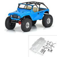 Proline 1979 Toyota Land Cruiser Fj40 Clear Body With Trail Cage And Scale Molded Accessories Suit 313Mm Crawlers