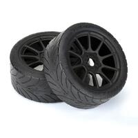 PROLINE 1/8 AVENGER HP S3-SOFT-BELTED BUGGY TYRES MOUNTED ON WHEELS, F/R, PR9069-21
