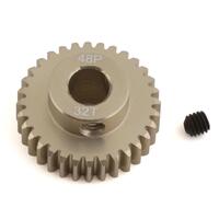 Protek Rc 48P Lightweight Hard Anodized Aluminum Pinion Gear (5.0Mm Bore) (32T)
