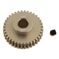 Protek Rc 48P Lightweight Hard Anodized Aluminum Pinion Gear (5.0Mm Bore) (36T)