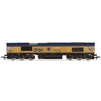 Hornby Railroad - Gb Railfreight - Class 66 - 66301 Drax Power Station 50 Gold Livery (Drax 50Th Anniversary)