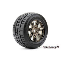 Trigger Chrome Black Wheel With 0 Offset 17Mm Hex Mounted