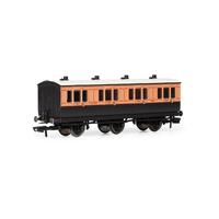Hornby Lswr, 6 Wheel Coach, 1St Class, 490 - Era 2