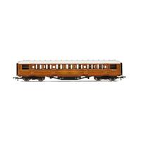 HORNBY LNER GRESLEY CORRIDOR TEAK COACHES 3RD CLASS 31869