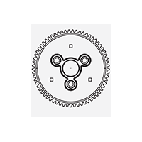 Spur Gear 65T 0.8P Emx Equivalent Tra3960