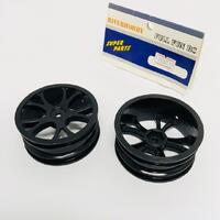 FRONT BUGGY RIMS PAIR BLACK