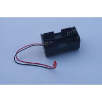 Battery Case Aa W/Jst Red Plug