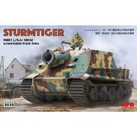 RYEFIELD 1/35 STURMTIGER W/WORKABLE TRACK LINKS PLASTIC MODEL KIT