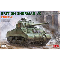 RYEFIELD 1/35 BRITISH SHERMAN VC FIREFLY W/WORKABLE TRACK LINKS PLASTIC MODEL KIT