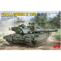 RYEFIELD 1/35 BRITISH MAIN BATTLE TANK CHALLENGER 2 TES W/WORKABLE TRACK LINKS