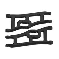 RPM Wide Front A-arms - Traxxas | e-Rustler 2wd / e-Stampede 2wd  | Black