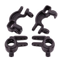 RPM Caster Blocks & Spindle Blocks - Traxxas | Slash 4x4 / Stampede 4x4 / Rally 4wd | Black