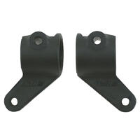 RPM Front Bearing Carriers - Traxxas | Slash 2wd / Nitro Slash / e-Stampede 2wd / e-Rustler 2wd | Black