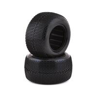 Raw Speed Supermini 1/10 Stadium Truck Tire - Medium With Black Insert - Rs100409Mb