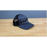 RAW SPEED HAT - GRAPHITE/BLACK MESH BACK - SNAP BACK - RS990203