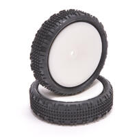 Schumacher Fusion Slim - 1/10 2Wd Tyres - Yellow - Pre-Glued - Sch-U6904