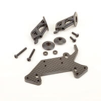 SCHUMACHER C/F REAR SHOCK & WING MOUNT - COUGAR CLASSIC - SCH-U8302