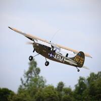 SEAGULL MODELS CESSNA BIRD DOG CHICKENMAN 122INCH ARF, 60-80CC