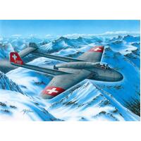 SPECIAL HOBBY 1/72 DH.100 VAMPIRE MK.I 'THE FIRST JET GUARDIANS OF NEUTRALITY' PLASTIC MODEL KIT